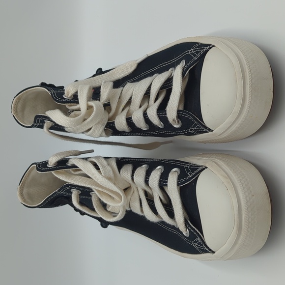 Converse Chuck Taylor All Stars Move Hi Top Floral Women's 10.5 Black Platform - Picture 2 of 9